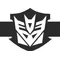 Decepticon HD Transformers Decal / Sticker