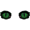 Green Monster Eyes Decal / Sticker