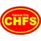 Kansas City Chiefs Oval Decal / Sticker