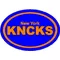 New York Knicks Oval Decal / Sticker