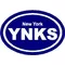 New York Yankees Oval Decal / Sticker