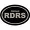 Oakland Raiders Oval Decal / Sticker