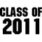 Class Of 2011 Decal / Sticker