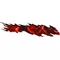 Red Torn Dragon Graphic Decal / Sticker