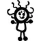 Girl 23 Stick Figure Decal / Sticker