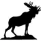 Moose Decal / Sticker 02