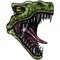 Raptor Dinosaur Decal / Sticker 01