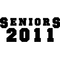 Seniors 2011 Decal / Sticker