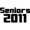 Seniors 2011 Decal / Sticker