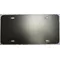 zz Plastic Black Blank License Plate