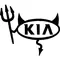 KIA Devil Decal / Sticker