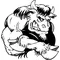 Buffalo Mascot Decal / Sticker