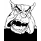 Bulldog Mascot Decal / Sticker