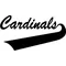Cardinals Mascot Decal / Sticker