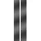 z 10 Inch Dual Carbon Fiber Racing Stripe Decal / Sticker