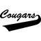 Cougars Mascot Decal / Sticker