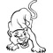 Cougars / Panthers Mascot Decal / Sticker