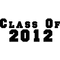 Class Of 2012 Decal / Sticker