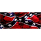 Confederate Flag Rock Decal / Sticker