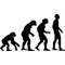 Human Evolution Decal / Sticker