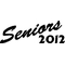 Seniors 2012 Decal / Sticker