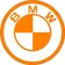 BMW Orange Decal / Sticker 08