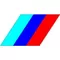 BMW M Stripes Decal / Sticker