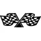 Checkered Flag Decal / Sticker 89