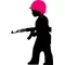 Child Soldier Decal / Sticker 01