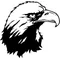 Eagles Head Mascot Decal / Sticker