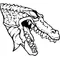 Gators Head Mascot Decal / Sticker 08