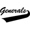 Generals Mascot Decal / Sticker 1