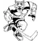 Hockey Jaguars Mascot Decal / Sticker