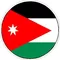 Circular Jordan Flag Decal / Sticker