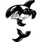 Killer Whales Mascot Decal / Sticker 01