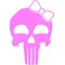 Girly Punisher with Bow Decal / Sticker 21