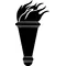 Torch Mascot Decal / Sticker Cloud