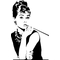 Audrey Hepburn Decal / Sticker