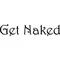 Get Naked Decal / Sticker