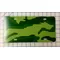 zz Green Camouflage Blank License Plate