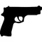 M9 Gun Decal / Sticker