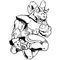 Rams Football Mascot Decal / Sticker