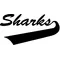 Sharks Mascot Decal / Sticker