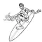 Surfer Decal / Sticker