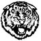 Tigers Head Mascot Decal / Sticker