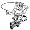 Tiger Jumping Rope Decal / Sticker