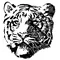 Tigers Mascot Decal / Sticker