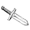 Trojans Sword Decal / Sticker