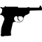 Walther P38 Gun Decal / Sticker