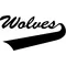 Wolves Mascot Decal / Sticker